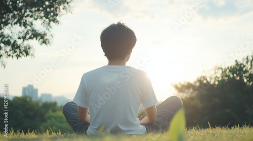 Serene Sunset Meditation: A...
