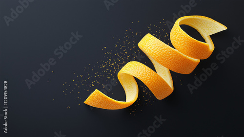 Orange Peel Swirl: A vibran...