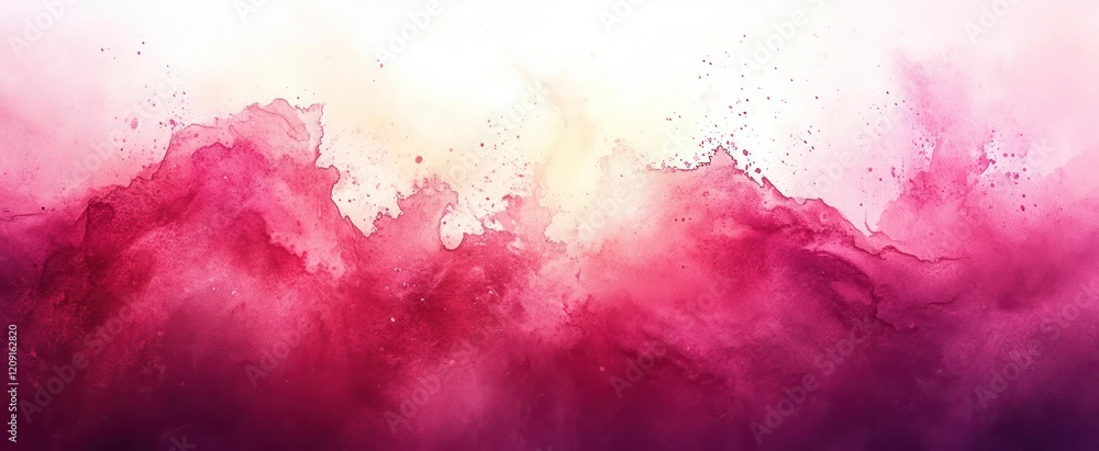Pink Watercolor Background Abstract Art with Soft Textures and Paint Drips for Creative Design Pink Watercolor Background Abstract Art with Soft Textures and Paint Drips for Creative Design