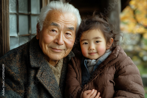 Asian Family Near New Home
