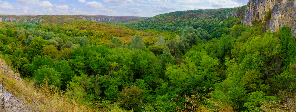 Panorama of the Rusenski Lom River