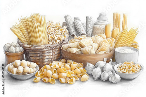 Pasta Drawing