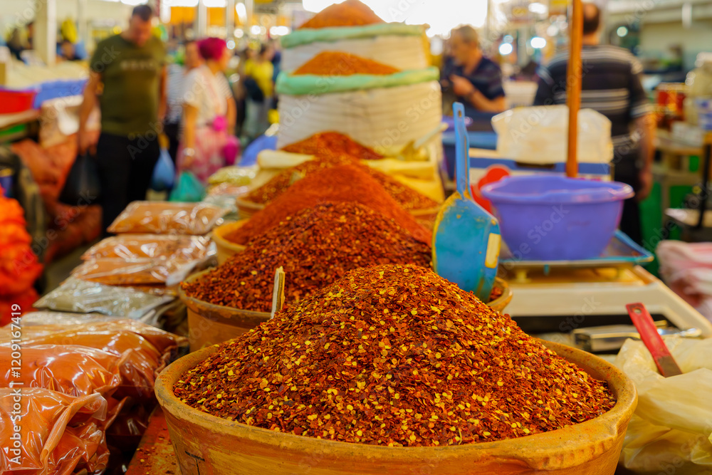 Farmer markets in Old Bazaar quarter, Skopje