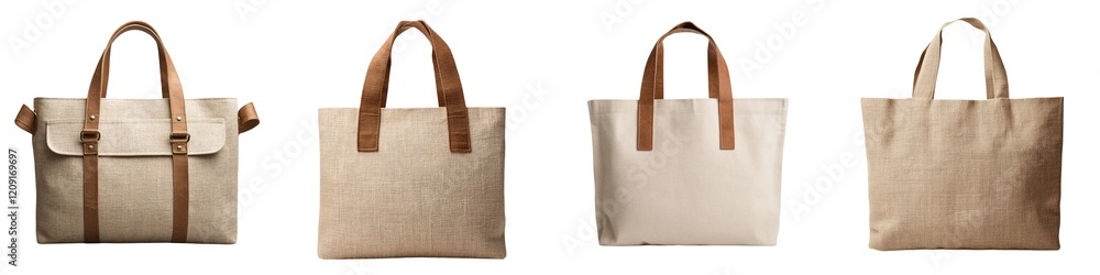Picnic Items collection. Four stylish bags with varying designs and materials, featuring distinct handles and textures. Picnic Items collection. Four stylish bags with varying designs and materials, featuring distinct handles and textures.