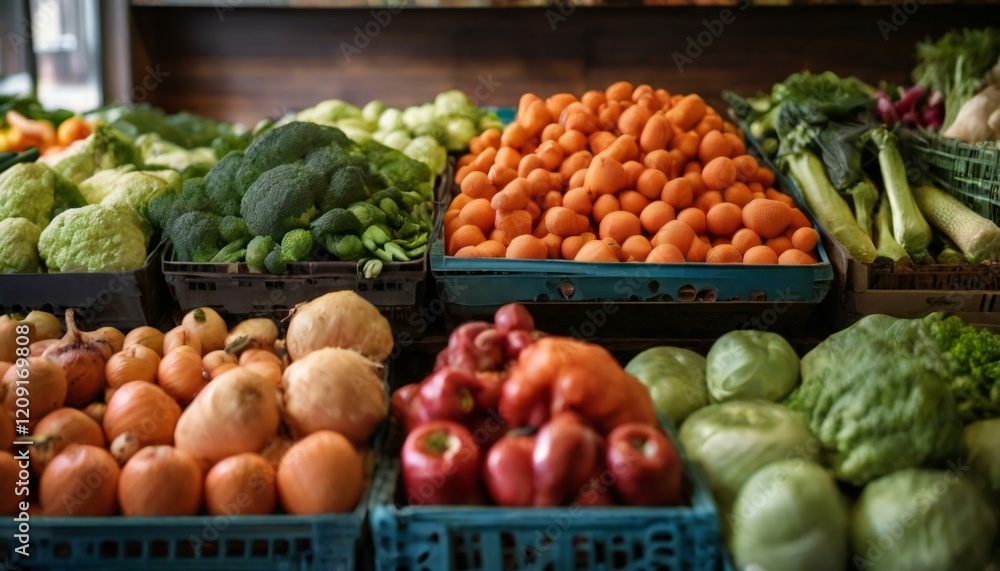 vegetables on market vegetables on market