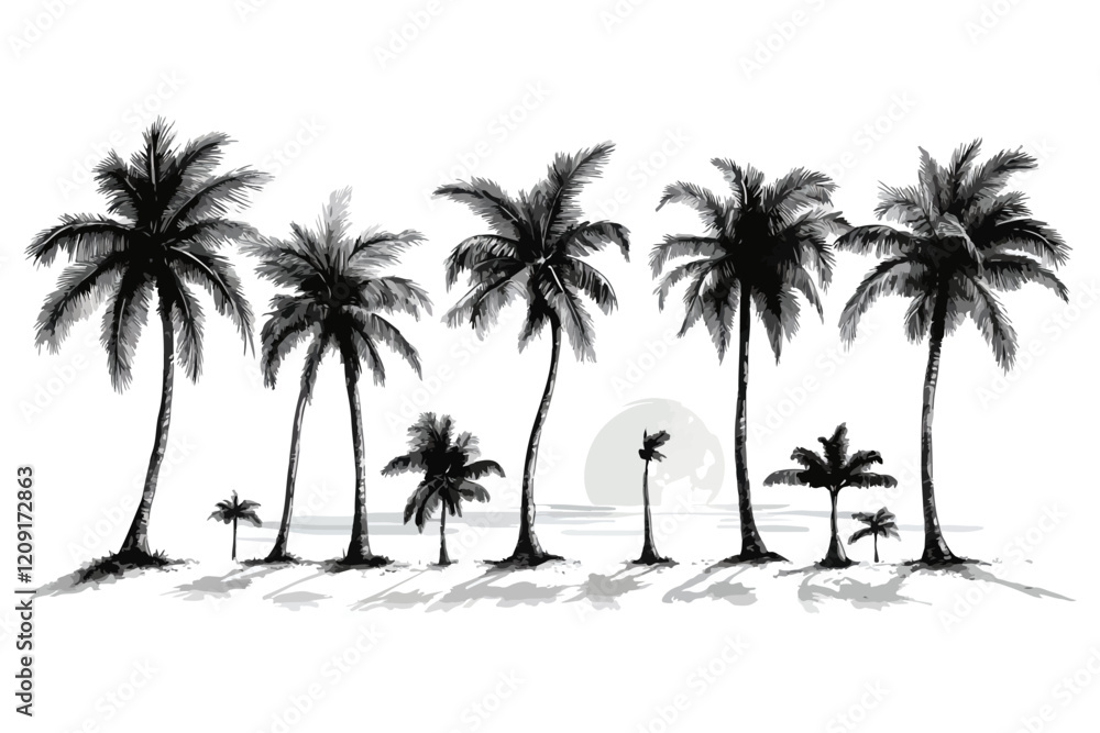 Fototapeta premium person on the beach t shirt bundle vector art design