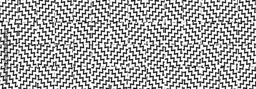 Abstract Geometric pattern, Lines, wavy, curves, Illustration, vector, alternating overlapping, orderly arrangement background, black and white, banner, website, template, dark.
