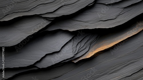 Wallpaper Mural A textured surface of dark gray and light brown rocks. Torontodigital.ca