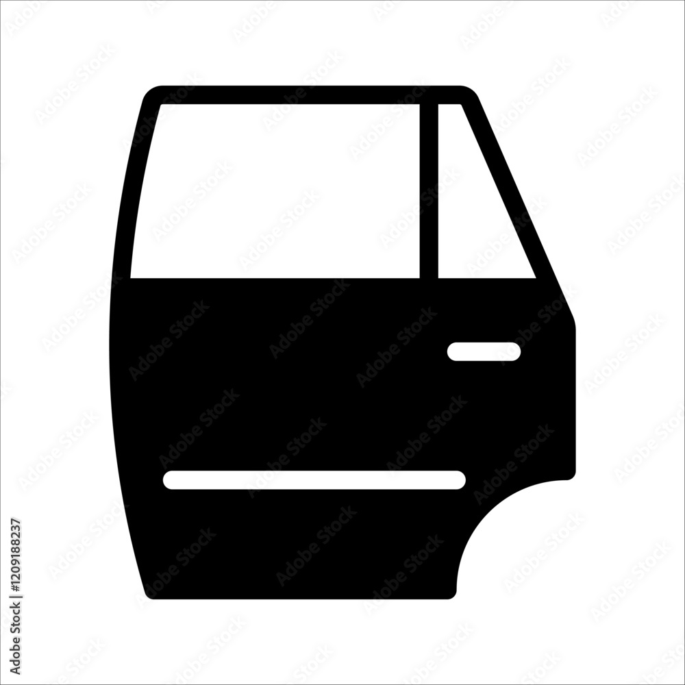 Car doors line style icon editable stroke, web template vector illustration. Car doors line style icon editable stroke, web template vector illustration.