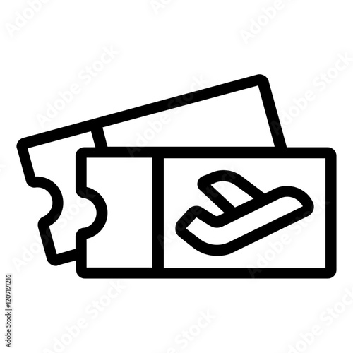 boarding pass icon