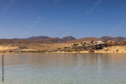 The desert beauty of Fuerteventura is Corralejo Natural Park, Ca photo