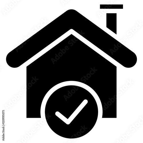 House glyph icon