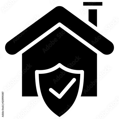 Insurance glyph icon