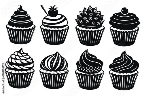 Cupcake silhouette