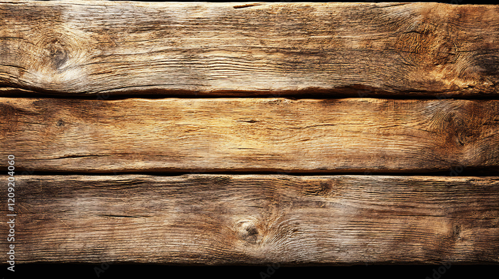 Fototapeta premium Weathered Wooden Planks with Rich Natural Textures and Rustic Appeal