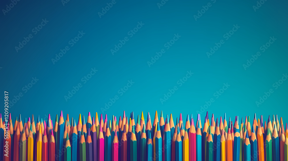 Creative Colored Pencil Illustration Creative Colored Pencil Illustration