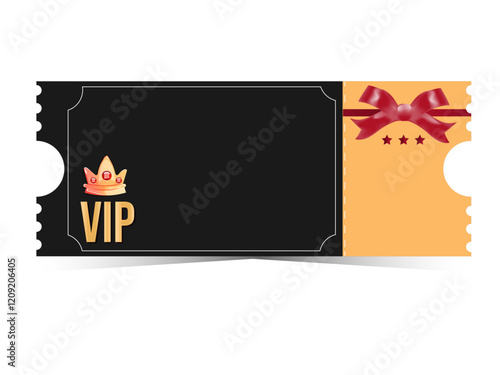 vip ticket template