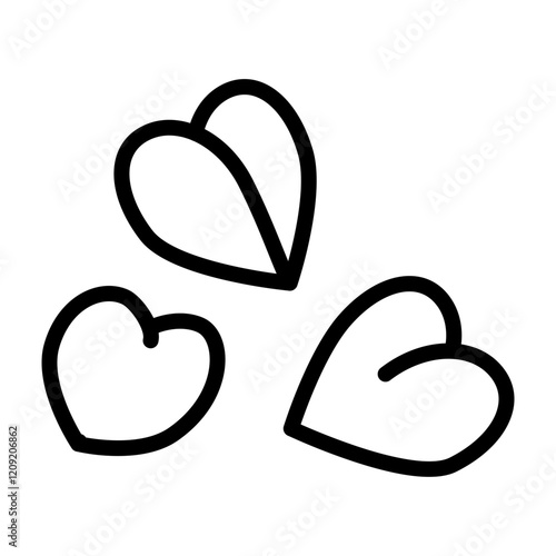 Buckwheat Vector Line Icon Design