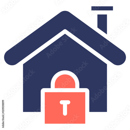 Locked glyph color icon