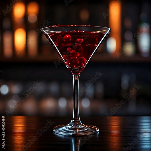  a martini glass filled with vodka, pomegranate juice, pomegranate martini, cocktail, vodka, pomegranate juice, cranberry juice, tart, sweet, festive, elegant, sophisticated, pomegranate, martini, bar photo