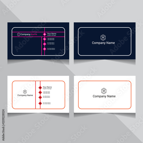 Business card design, Luxury Business card design template,  Doctor Business card,  Cometic business card