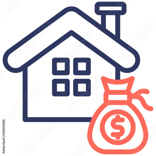 Mortgage line color icon