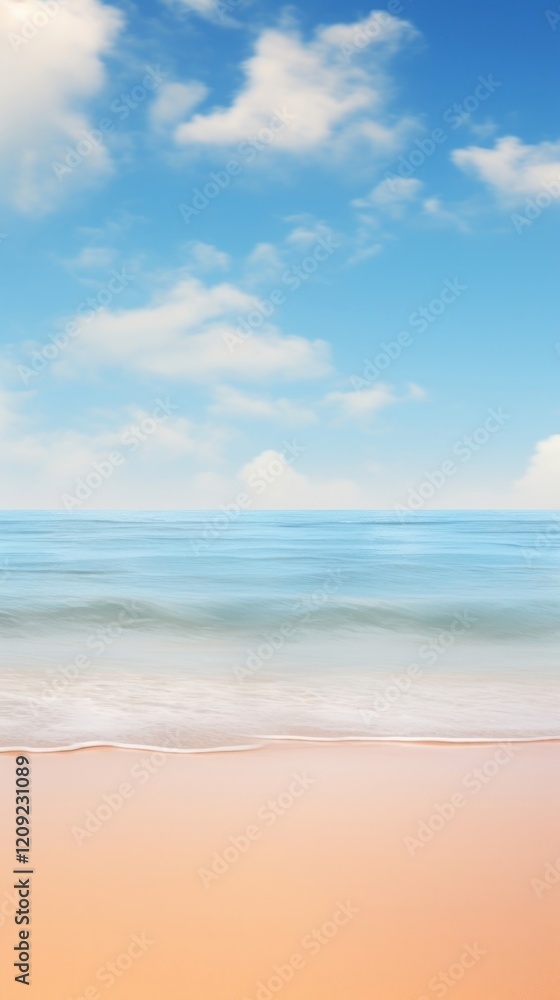 Fototapeta premium Pale beach abstract outdoors horizon