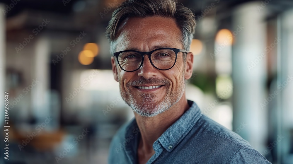 Portrait of a smiling senior man wearing glasses Portrait of a smiling senior man wearing glasses