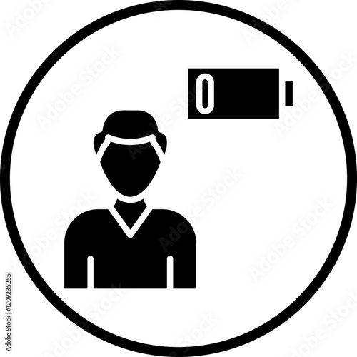 Exhausted Icon Style