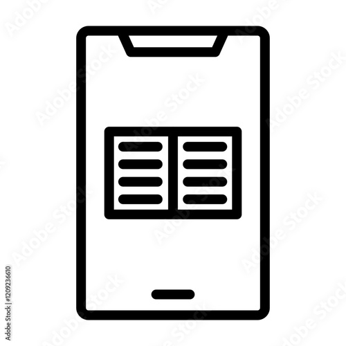 Online Learning Vector Line Icon Design