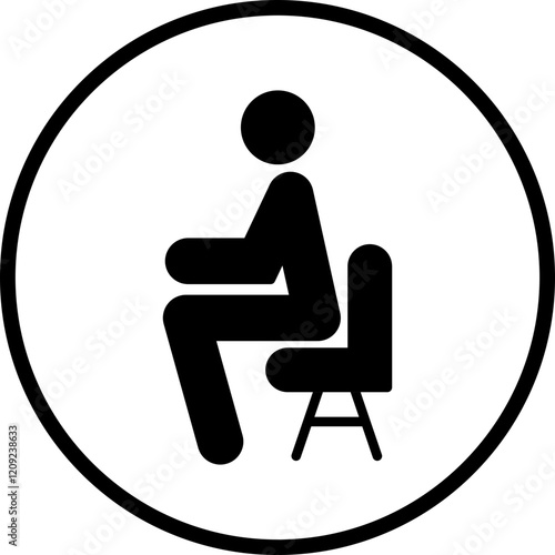 Sit Up Icon Style