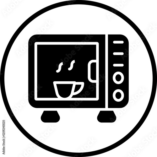 Coffee Oven Icon Style