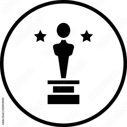 Film Award Icon Style
