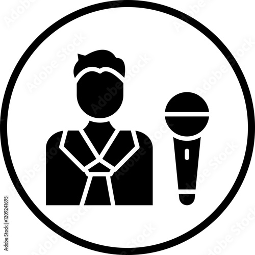 Host Male Icon Style