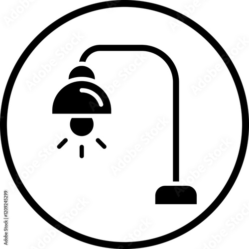 Book Lamp Icon Style