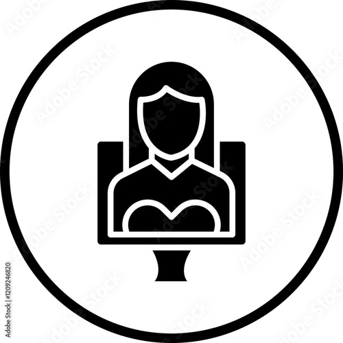 Influencer Female Icon Style