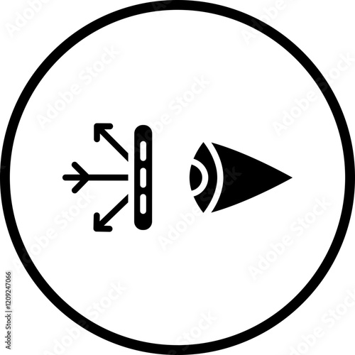 Anti Reflective Coating Icon Style