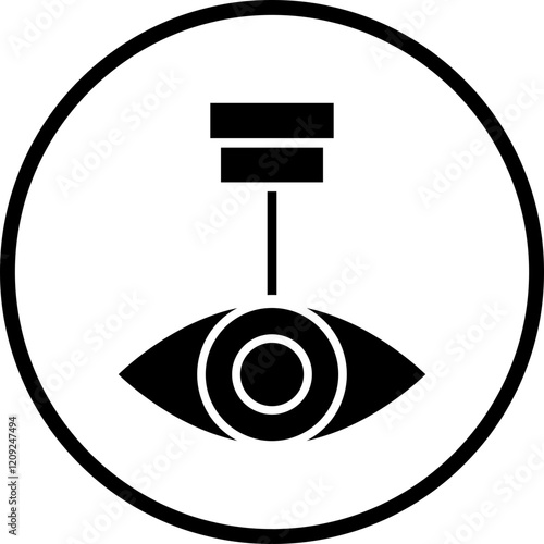 Laser Vision Correction Icon Style