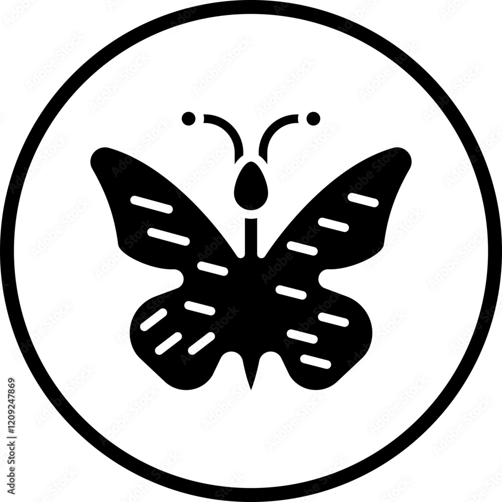 Obraz premium Butterfly Icon Style