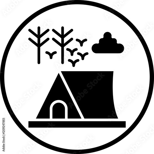Camping Icon Style
