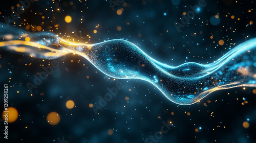 Nerve Synapse glowing against dark background