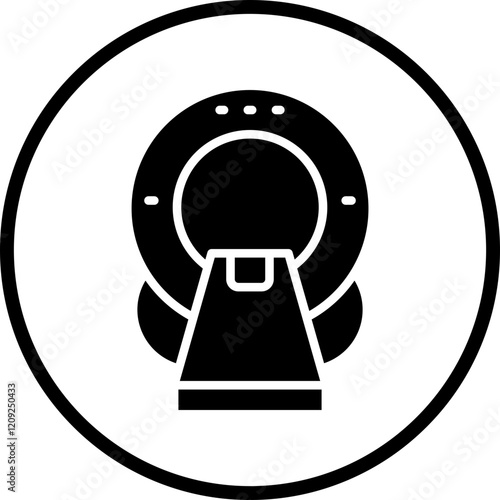 CT Scan Icon Style