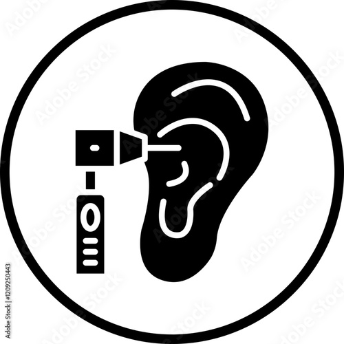 Otoscopy Icon Style
