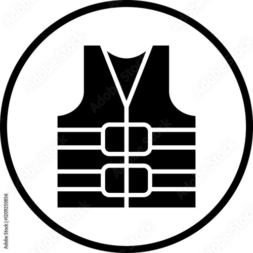 Life Vest Icon Style