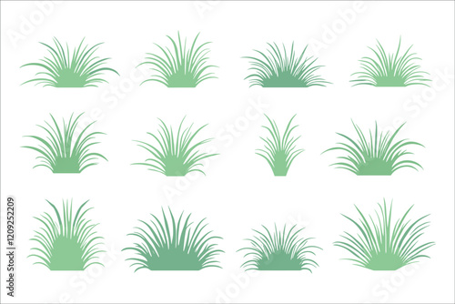 Grass Vector Illustration, Nature, Green, Lawn, Plant, Blade, Meadow, Landscape, Field, Turf, Garden, Pasture, Outdoor, Spring, Summer, Grassland, Eco, Environment, Foliage, Leaf, Flora, Natural, Gr