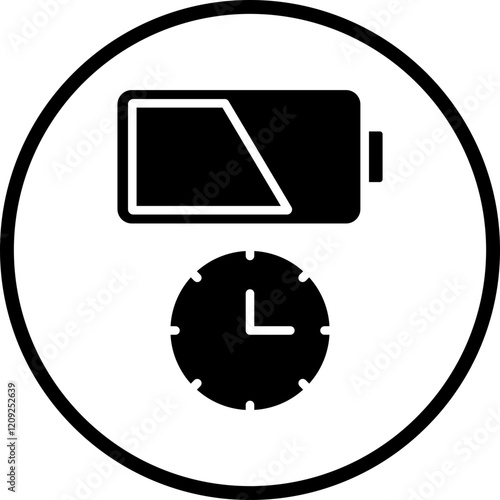 Battery Duration Icon Style