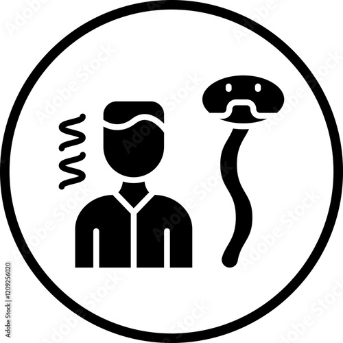 Fear Of Snakes Icon Style