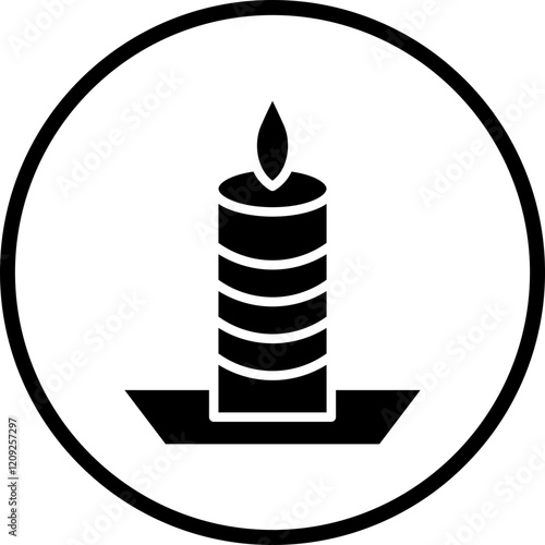Candle Icon Style