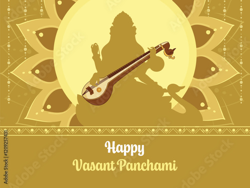 Happy Vasant Panchami Festival Celebration background
