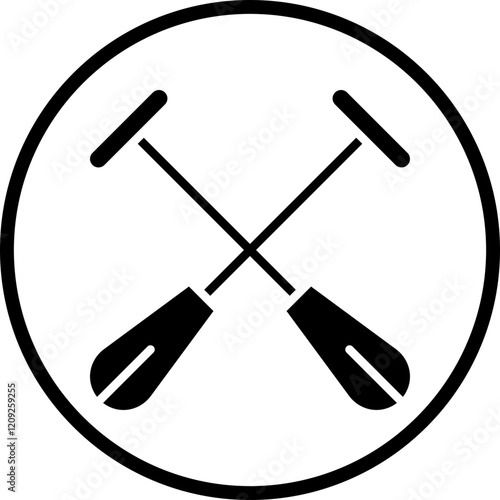 Paddles Icon Style